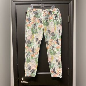 CHARLIE B floral pants.